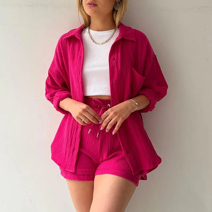 Women's elegant summer two piece set 2025