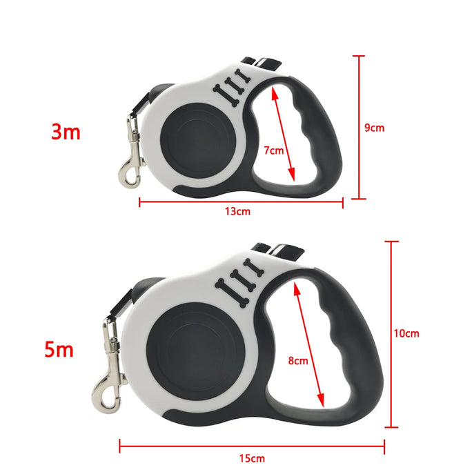 Leash Lead For Small Medium Dogs Cats Automatic Retractable 3m 5m
