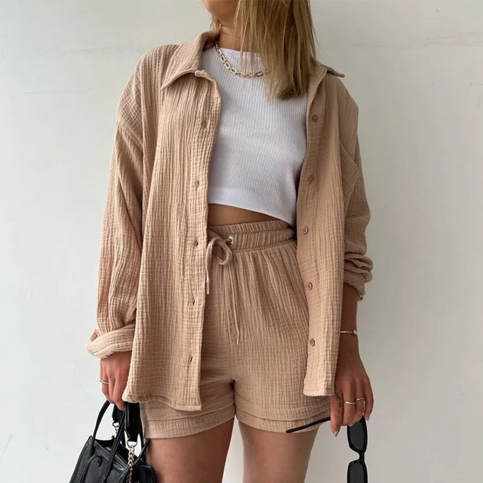 Women's elegant summer two piece set 2025